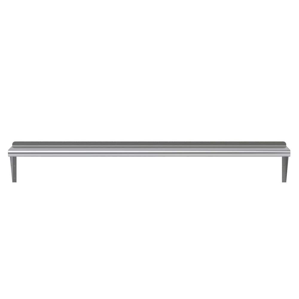 60" Stainless Steel Wall Shelf with Brackets