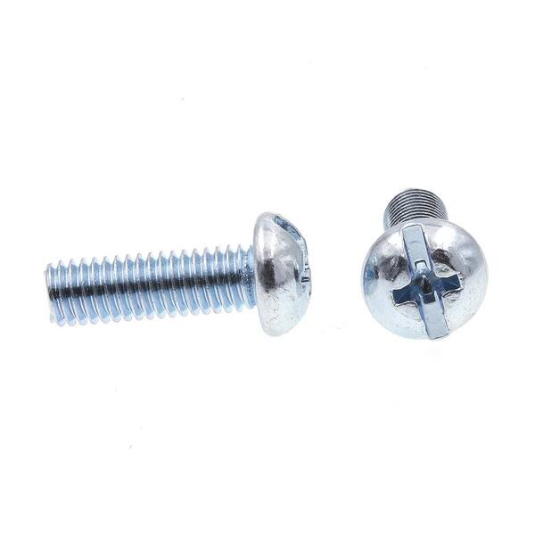 Select Qty #10-32 x 5/8"Zinc Plated Steel Slotted Round Head Machine Screws 