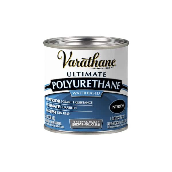 Varathane 8 oz. Clear Semi-Gloss Water-Based Interior Polyurethane