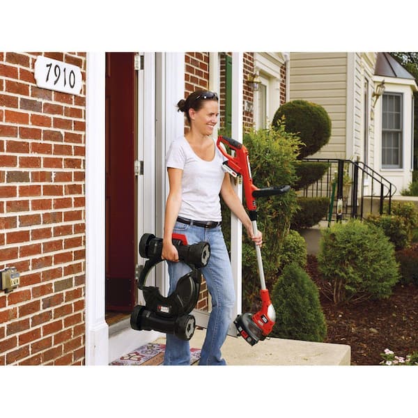 Black & Decker 20V MAX 10 In. Lithium Ion Straight Cordless String Trimmer/Edger  - Town Hardware & General Store