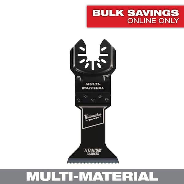 Milwaukee 1-3/4 in. Titanium Bi-Metal Universal Fit Metal Cutting Multi-Tool Oscillating Blade (1-Pack)