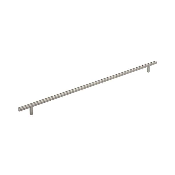 Amerock Bar Pulls 18-7/8 in. (480mm) Center-to-Center Satin Nickel Bar Cabinet Pull