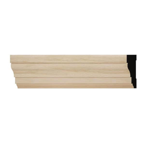 Ekena Millwork WM366 0.69 in. D x 2.25 in. W x 6 in. L Wood (White Oak) Casing Sample