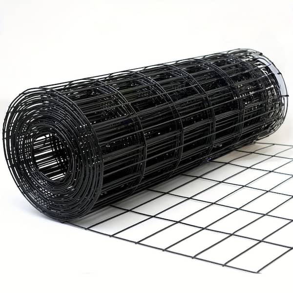 72 in. x 50 ft. 12.5-Gauge Reinforced PVC Coated Wire Mesh for Garden Fencing and Pet Enclosures, Precision Welding