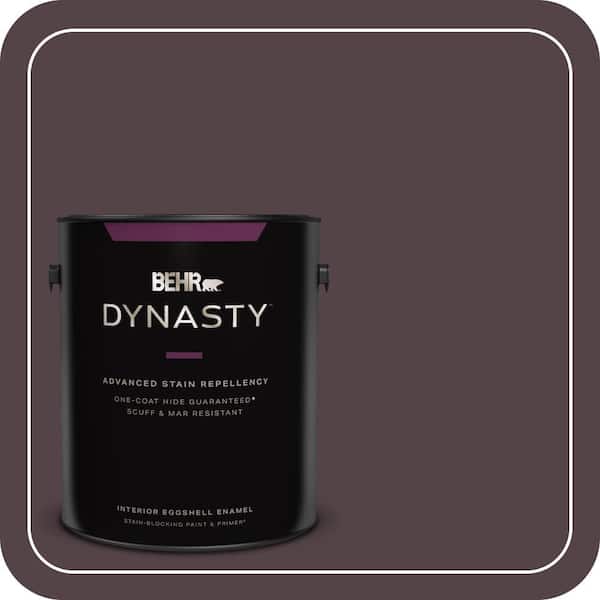 BEHR DYNASTY 1 gal. Home Decorators Collection #HDC-FL14-9 Black Raspberry Eggshell Enamel Interior Stain-Blocking Paint & Primer