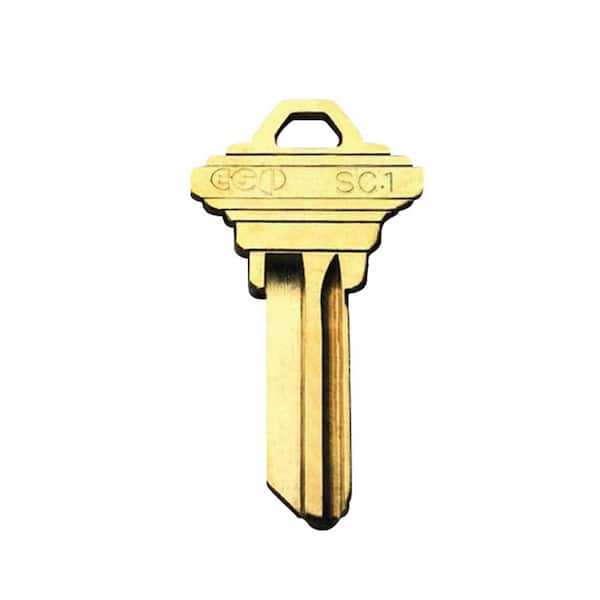 Premier Lock Brass Mortise Entry Left Hand Door Lock Set With 2 75 In Backset 2 Sc1 Keys And Wide Face Plate Hex Ml02 The Home Depot