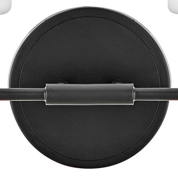 LARK - Kline 33.0 in. 4 Light Black Vanity Light