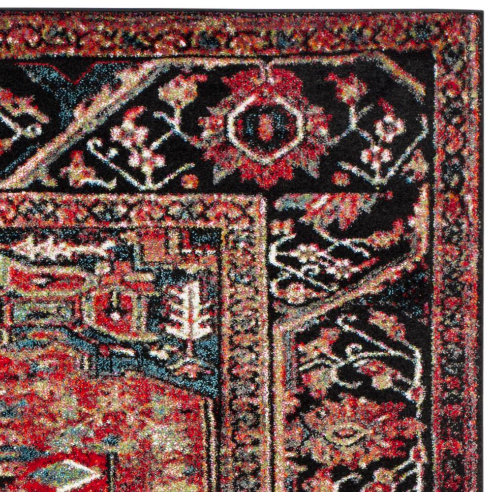 Vintage Hamadan Red/Multi 9 ft. x 12 ft. Area Rug - thumbnail 7