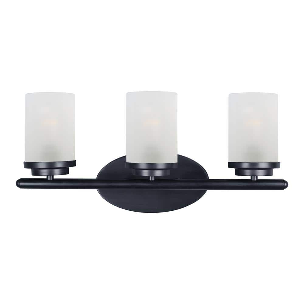 Corona 26.25 in. 3-Light Black Bath Vanity Light price history on PriceWatchPro