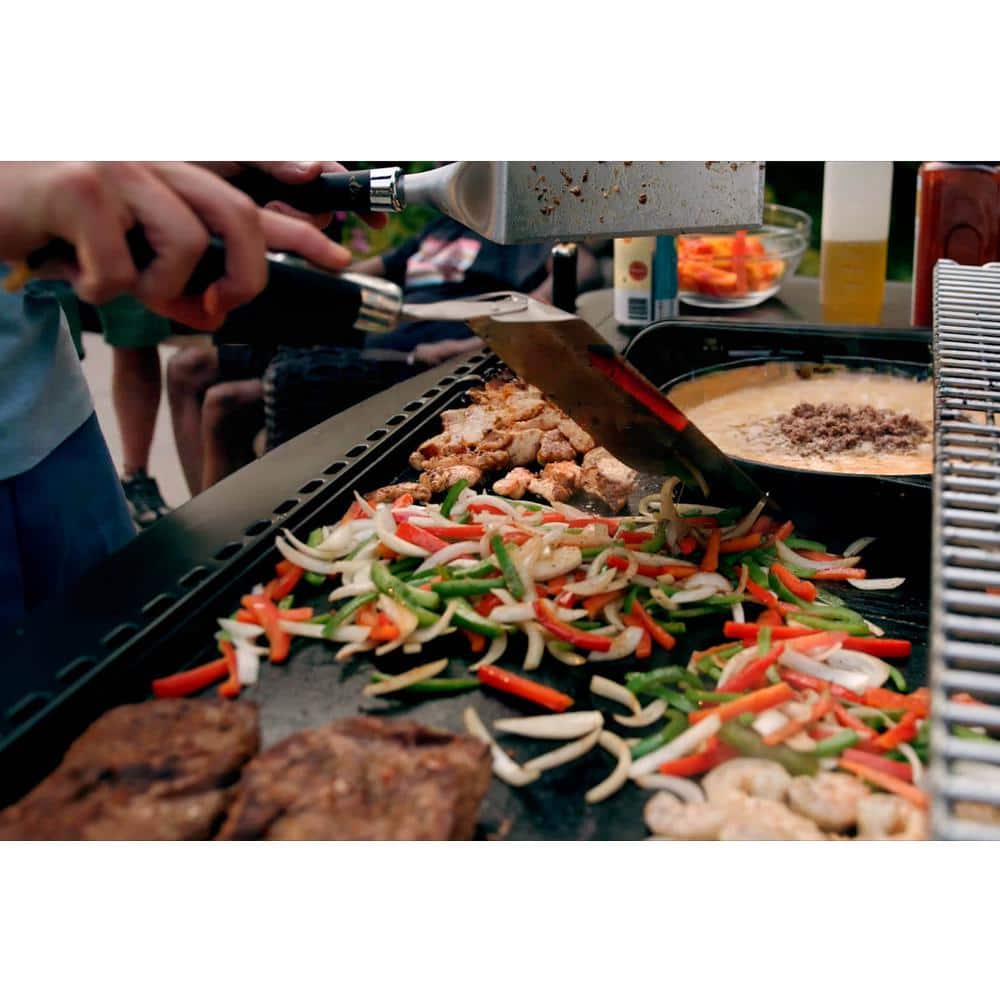 Elite Stainless Steel Propane Gas Hibachi Griddle with 3 Burners