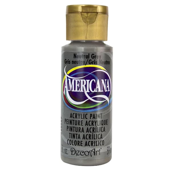 DecoArt Americana 2 oz. Neutral Grey Acrylic Paint