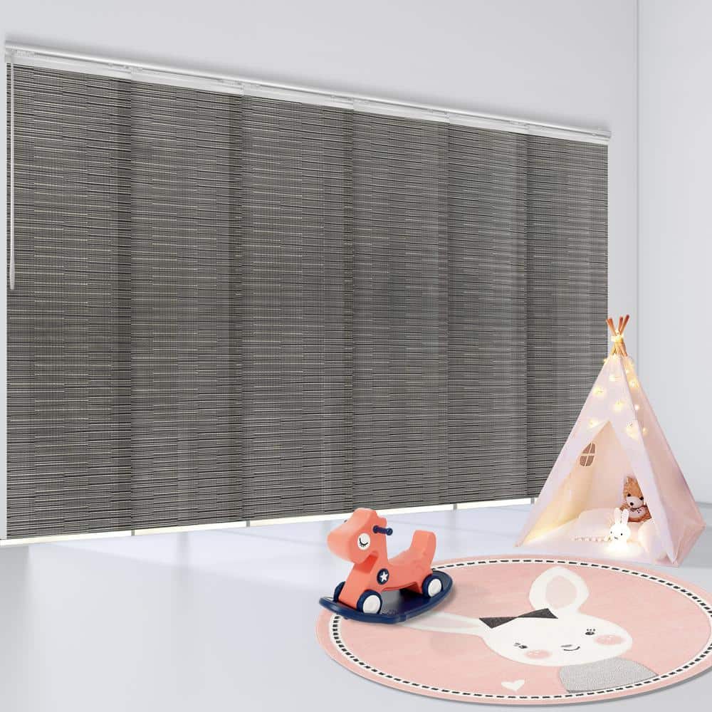 Ornate Sable 70 in. - 130 in. W x 94 in. L Adjustable 6-Panel in White Single Rail Panel Track with 23.5 in. Slates price history on PriceWatchPro