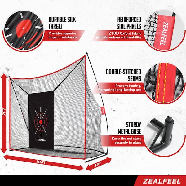 Reviews for ZEALFEEL Golf Practice Net 10x7FT with Chipping Target