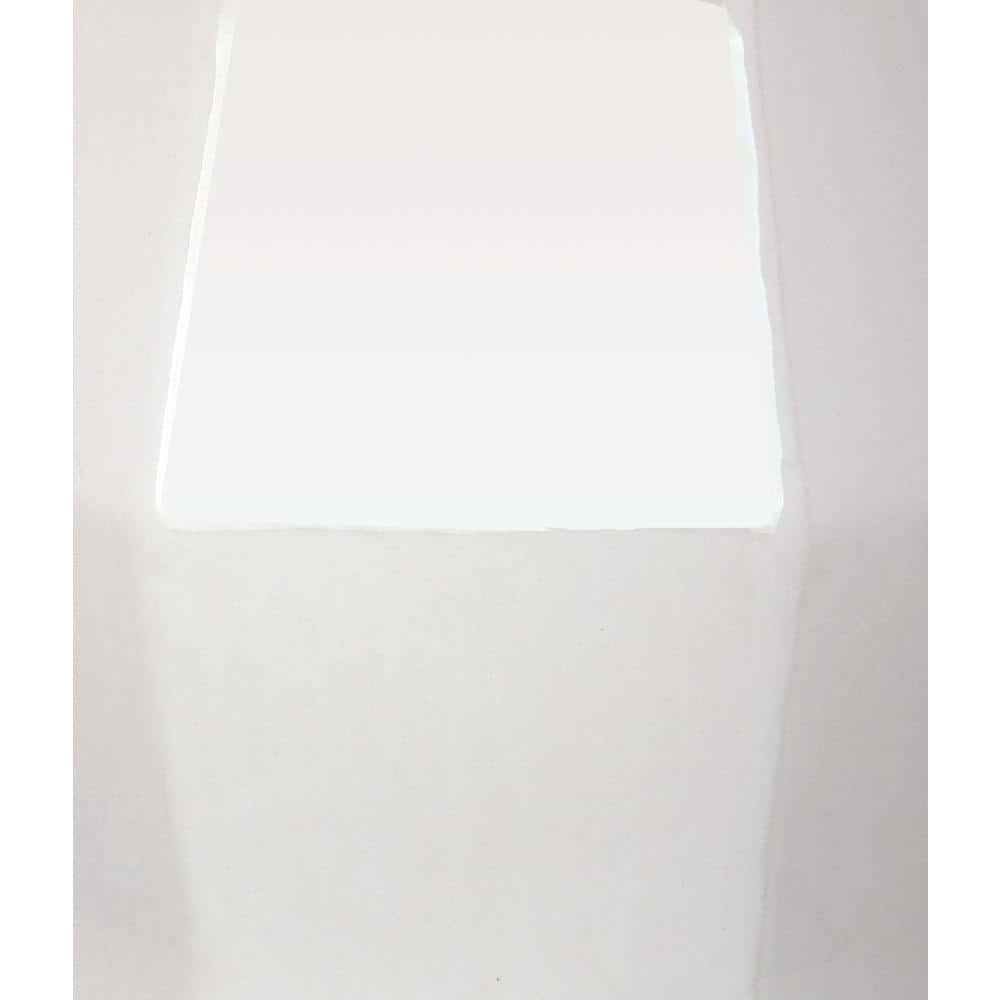 White Hexagon Ceramic Indoor Outdoor Garden Stool