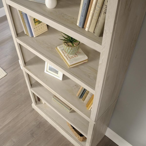 Sauder 2 Shelf Bookcase in Chalked Chestnut 
