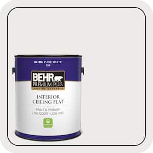 1 gal. #52 White Ceiling Flat Interior Paint & Primer