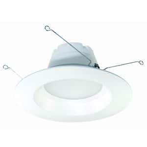 ProLED 6 in. 100-Watt Equivalent Warm White 2700K Dimmable CEC JA8 Integrated LED Retrofit White Recessed Trim Downlight