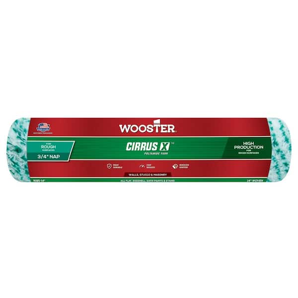Wooster 14 in. x 3/4 in. Pro Cirrus Polyamide High-Density Knit Roller Cover