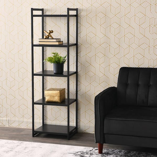 HOUSEHOLD ESSENTIALS Jamestown 5-Tiers Metal Household