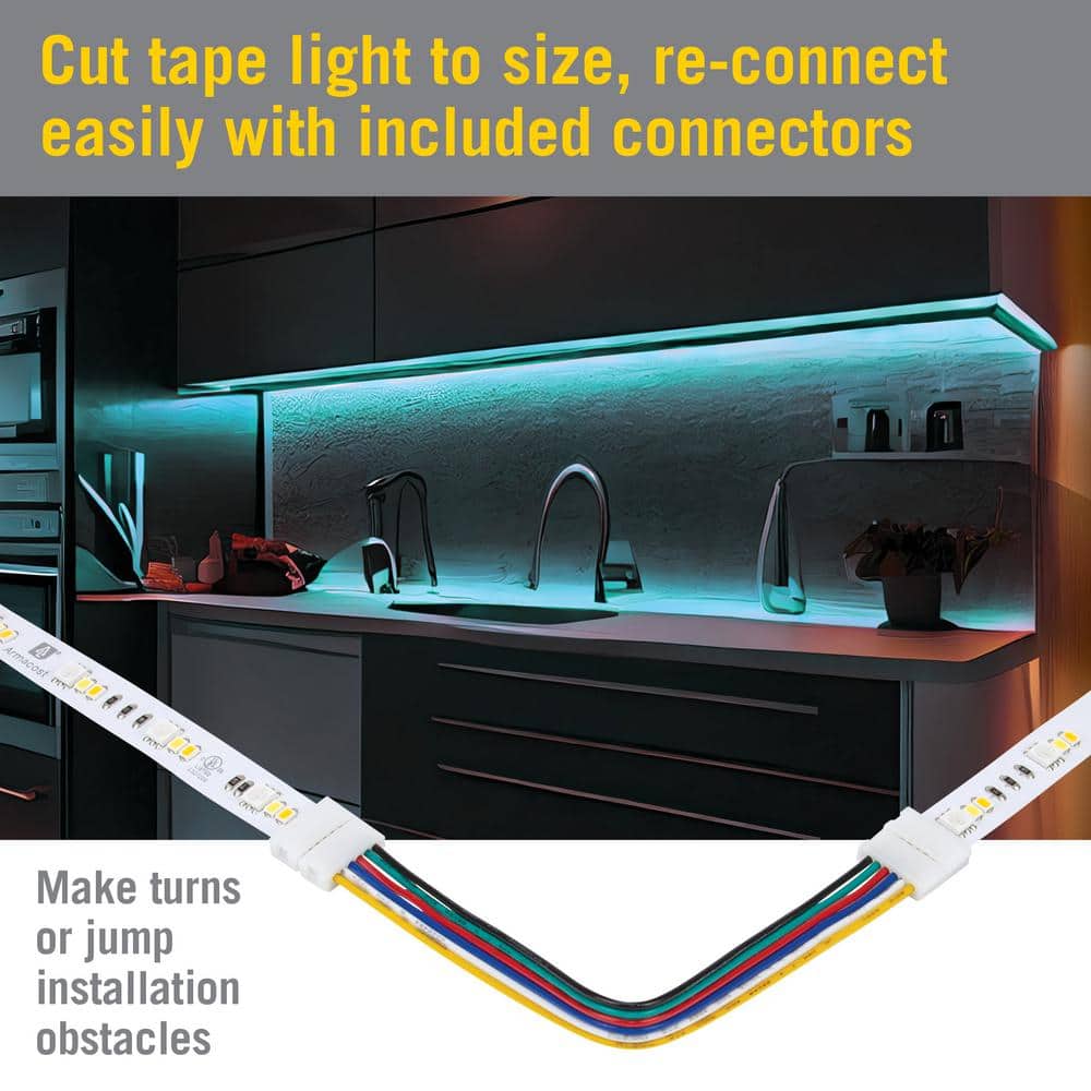 16 ft Multicolor LED Strip Light Kit with Remote