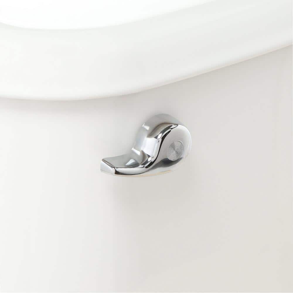 White Vitreous China Dual Flush Toilet Tank