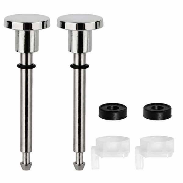 2 Set Universal Tub Spout Diverter Repair Kit with Chrome Classic Finish, Leak Resistant