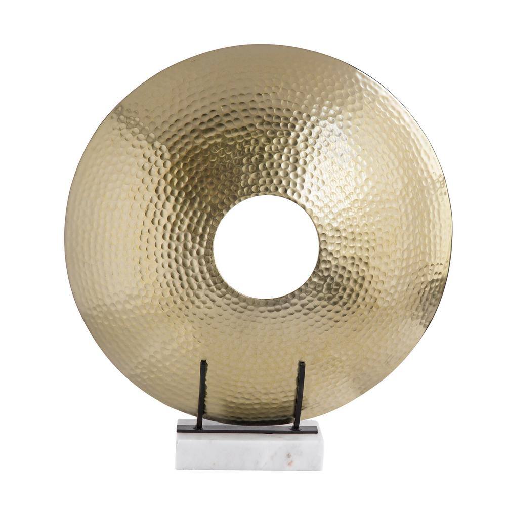 A & B Home Gold/White Cumberland Gold Statuary 79883 The Home Depot