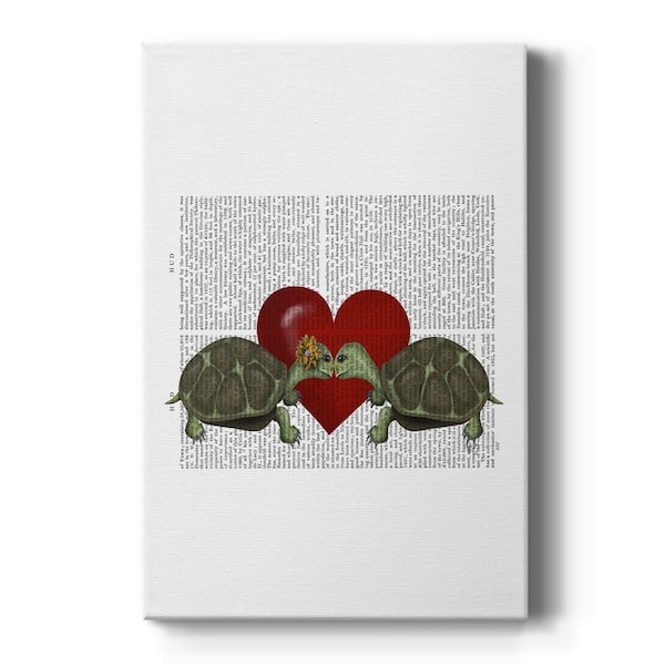 Wexford Home Turtle Kiss By Wexford Homes Unframed Giclee Home Art Print 12 in. x 8 in.