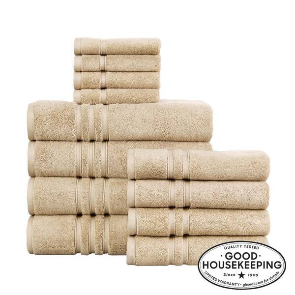 Plush Light Beige Bath Towel-30in x 56in