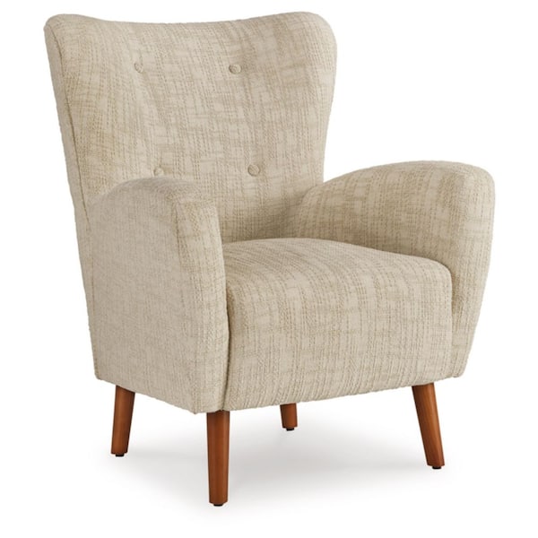 Signature Design By Ashley Jemison Next-Gen Nuvella Beige Polyester Arm Chair