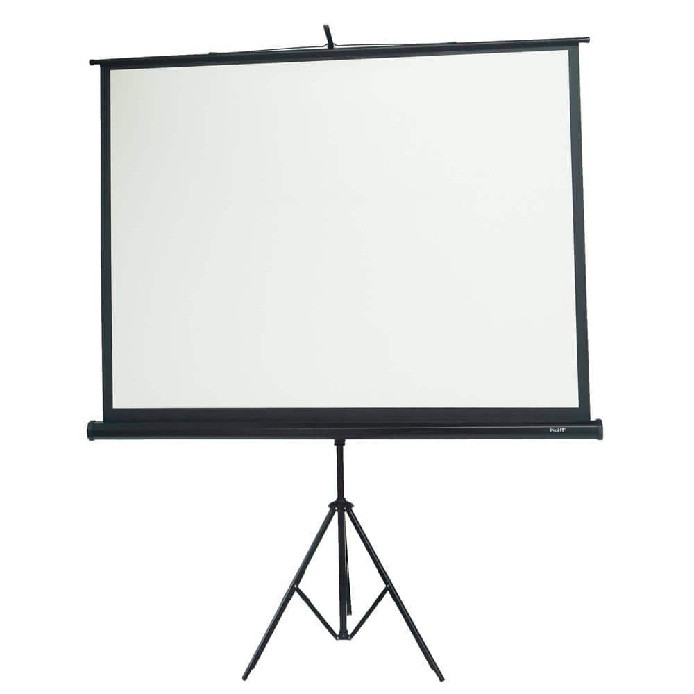 Adjustable 84" 16:9 HD Projector Projection Screen Home Conference Stand Tripod 