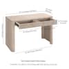 Meyer&Cross Palmera 47.5 in. Alder White Writing Desk OF2381