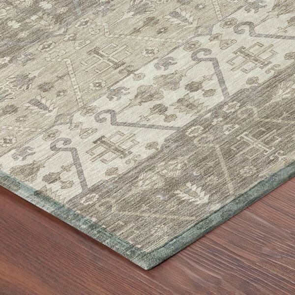 Chantille Machine Washable Indoor/Outdoor Abstract ACN2858 Beige 9 ft. x 12 ft. Area Rug