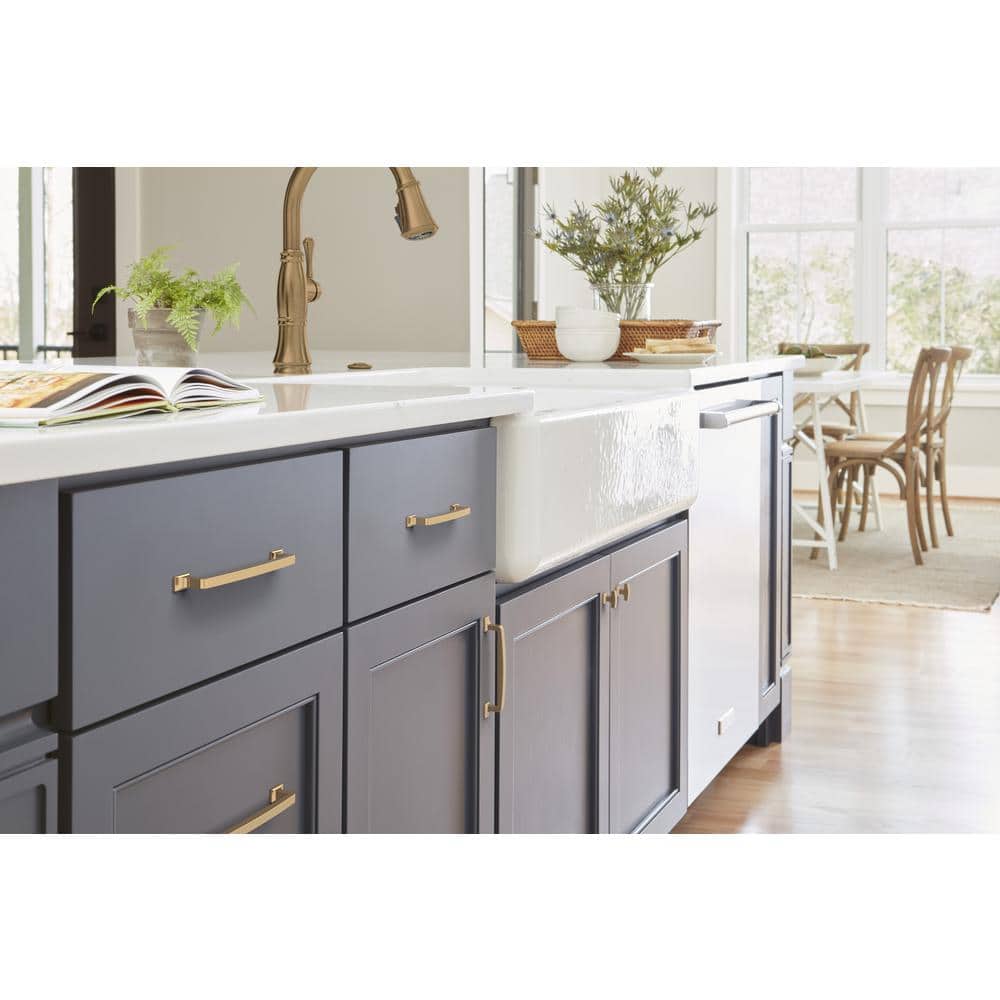Champagne Bronze T-Handle Cabinet Knob with Mounting Hardware