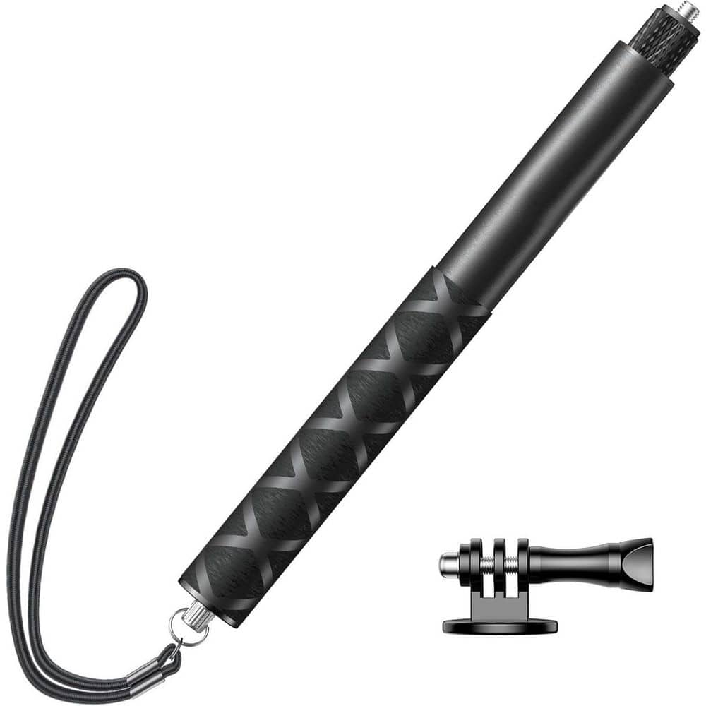 Invisible Selfie Stick 114 cm Extendable Monopod Pole with Buckle Mount and Wrist Strap for Insta360 GoPro DJI Cameras price history on PriceWatchPro