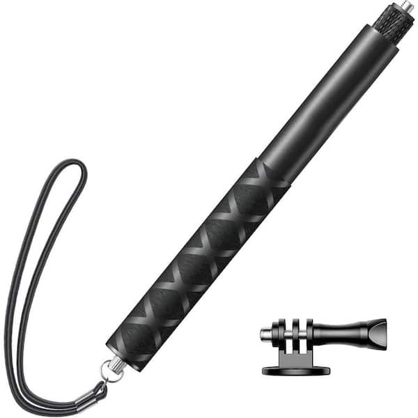 OBJLGEV Invisible Selfie Stick 114 cm Extendable Monopod Pole with Buckle Mount and Wrist Strap for Insta360 GoPro DJI Cameras