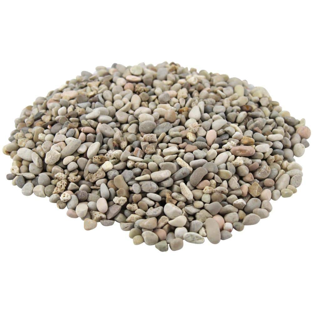 1 in. to 3 in. 30 lbs. Mixed River Pebbles