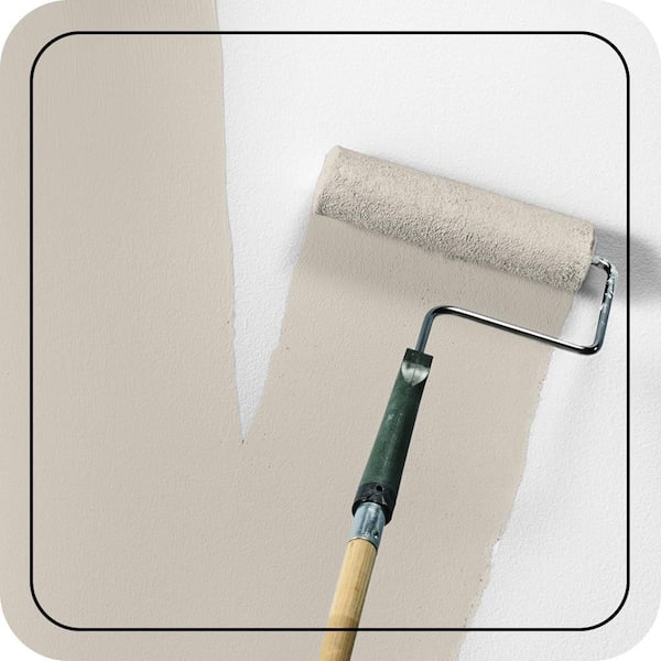 1 gal. #BWC-24 Mocha Light Semi-Gloss Enamel EcoMix Plant-Based Interior Paint & Primer