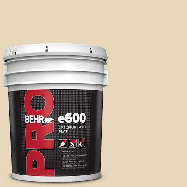 BEHR PRO 5 gal. #ECC-26-2 Nature Trail Flat Exterior Paint