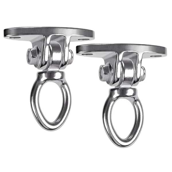 Stainless Steel SUS 304 Heavy Duty Swing Hangers Ceiling Mount for Playground Set Hammock Chair 2000 lbs Capacity 2-Pack