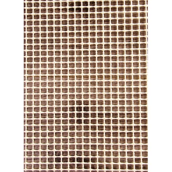 Rug Pad Collection Supreme Transitional PVC Non Slip Rug Pads (0.20") - 7' x 10', Ivory