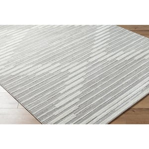 Maguire Gray Diamond 8 ft. x 10 ft. Indoor Area Rug