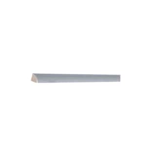Anchester Series 96 in. W x 0.75 in. D x 0.75 in. H Quarter Round Molding Cabinet Filler in Gray