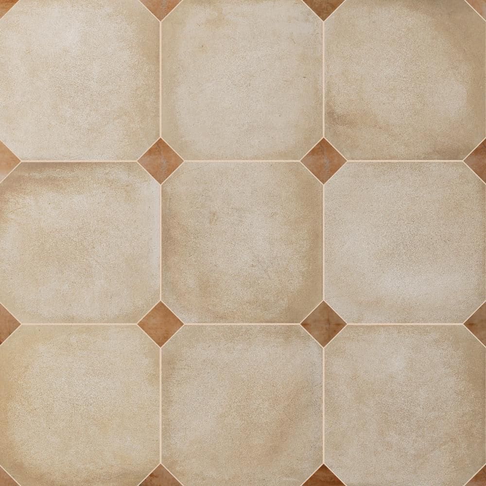 Laverton Octagon Beige with Taco Natural 8 in. x 8 in. Porcelain Floor and Wall Tile (11.25 sq. ft. /Case) price history on PriceWatchPro