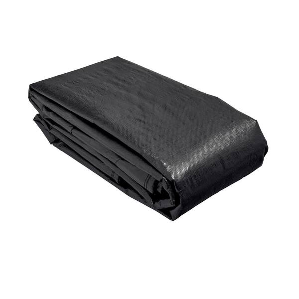 Everbilt 10 ft. x 12 ft. Black Heavy Duty Truck Tarp 1012TC - The