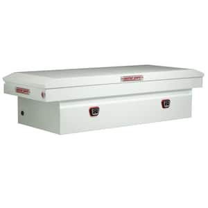 72 in. White Steel Full Size Crossover Truck Tool Box