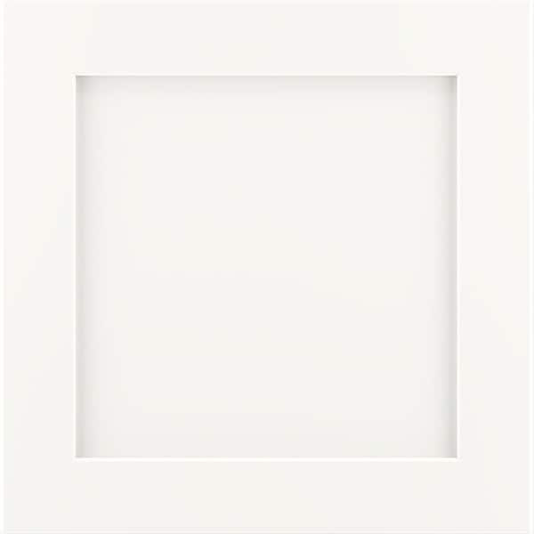 American Woodmark San Mateo 9 7/8-in. W x 3/4-in. D x 10-in. H in Painted Linen Cabinet Door Sample