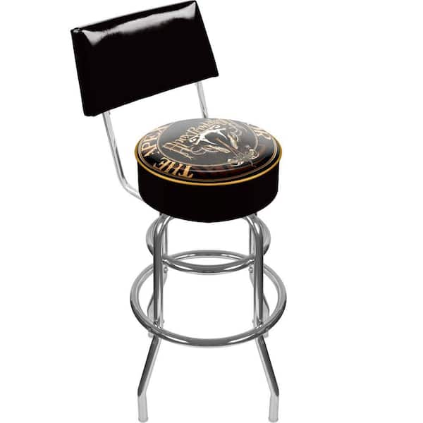 Trademark WWE Randy Orton Padded Swivel Bar Stool with Back I