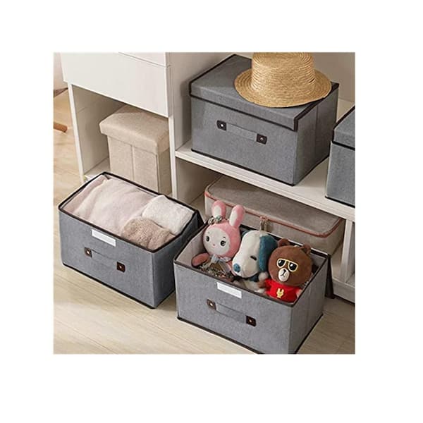 Foldable Storage Bins Plastic Crate for Storage Collapsible Crate Utility Stackable Box Medium Cherry Blossom