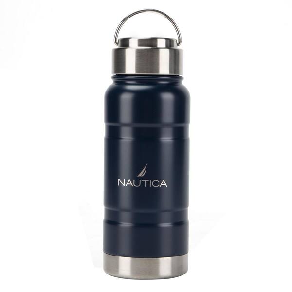 Navy Blue Insulated Water Bottle